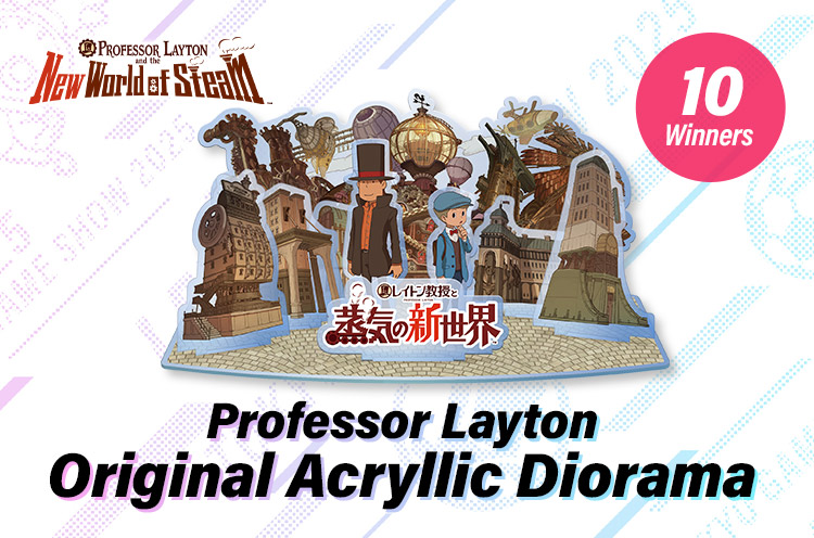 Professor Layton Original Acryllic Diorama 10 Winners