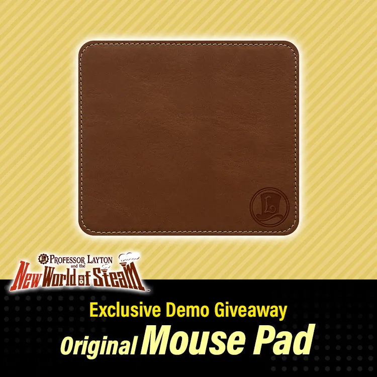 Professor Layton and the New World of Steam/Original Mouse Pad